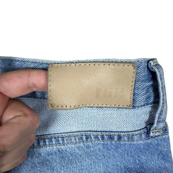 Rails Women's Straight Leg Jeans - Blue Patchwork - Picture 7 of 9